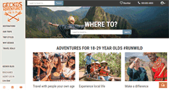Desktop Screenshot of geckosadventures.com